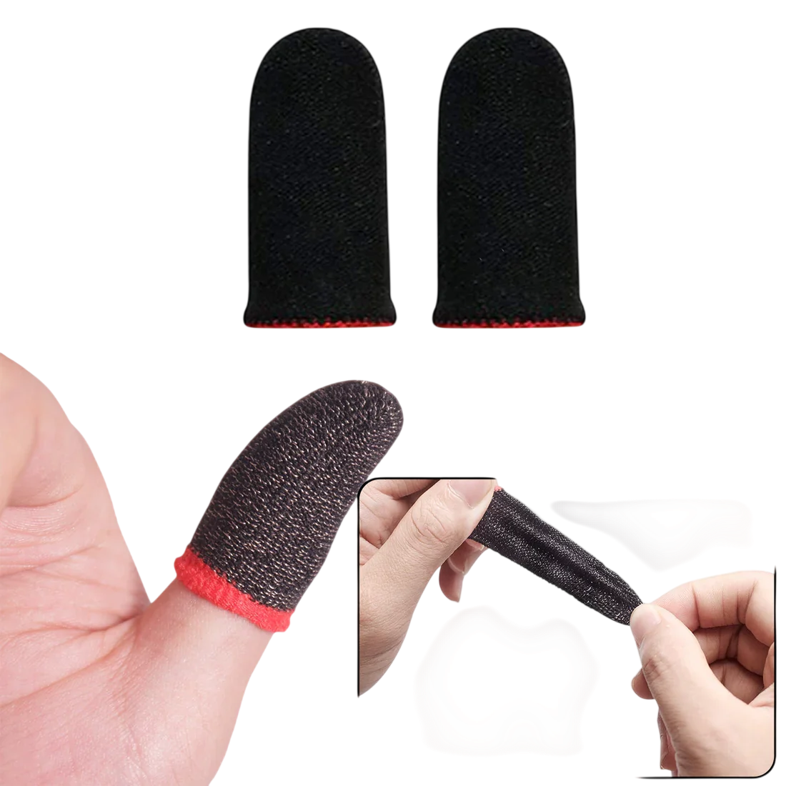 FireVex Claw-Pro Gaming Finger Sleeves | Anti-Sweat & High-Sensitivity Touch