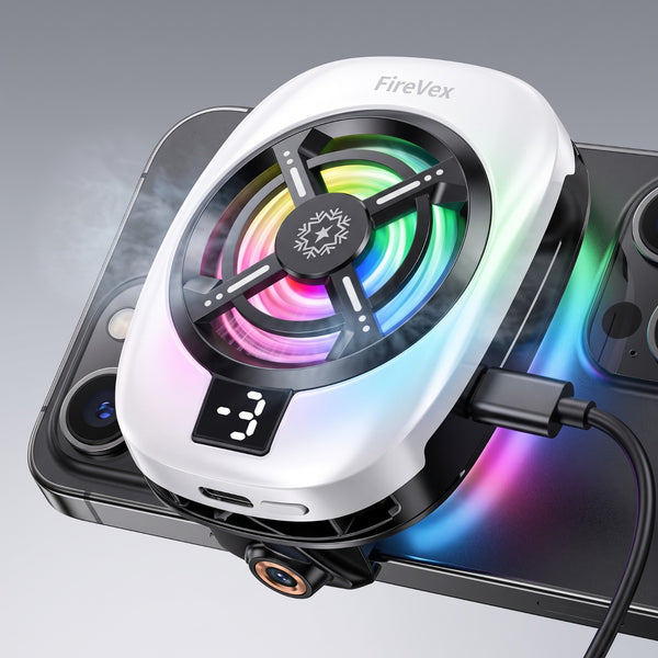 FireVex Portable Mobile Cooling Fan – Adjustable Phone Radiator