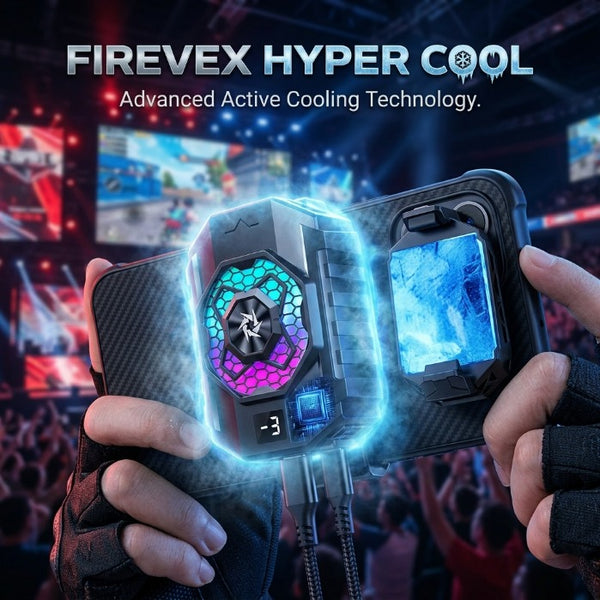 FireVex Hyper Cool Mobile Phone Cooler with LED Temperature Display