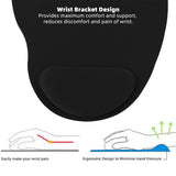 FireVex Vigor Ergonomic Wrist Support Mouse Pad | Pro-Comfort &amp; Precision Glide