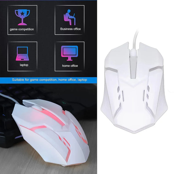 FireVex Nexus RGB Wired Gaming Mouse | Lightweight Ergonomic Design & 1200 DPI