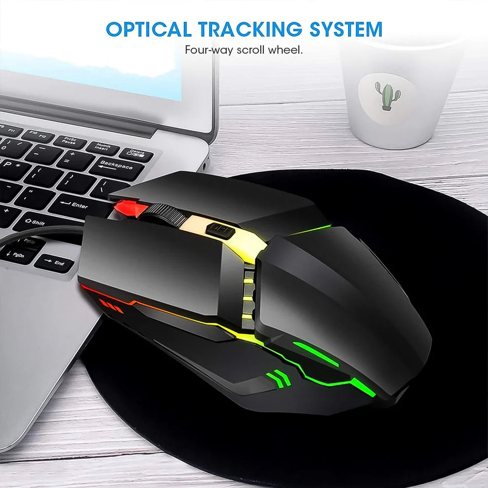FireVex Wired Gaming Mouse – Ergonomic Design & RGB Lighting