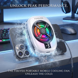 FireVex Portable Mobile Cooling Fan – Adjustable Phone Radiator