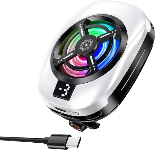 FireVex Portable Mobile Cooling Fan – Adjustable Phone Radiator